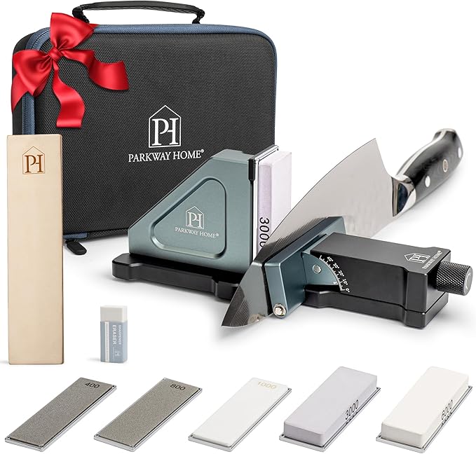Replacement Whetstone Plates Set – Includes 3 Plates: #400, #800, and #1000 Grit for Precision Sharpening & Honing - Compatible Only with Parkway Home Adjustable Rolling Knife Sharpener