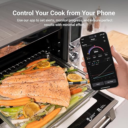 ThermoMaven Sub-1G Smart Wireless Meat Thermometer with Standalone Base