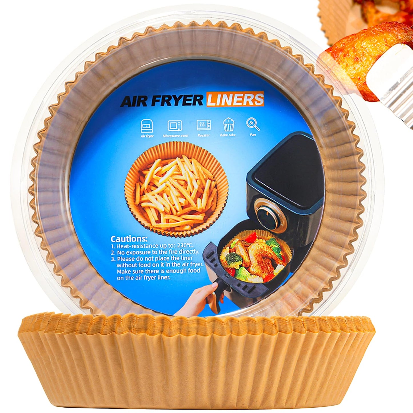 Air Fryer Liners Disposable,8 Inch 200PCS Square Parchment Paper For Baking
