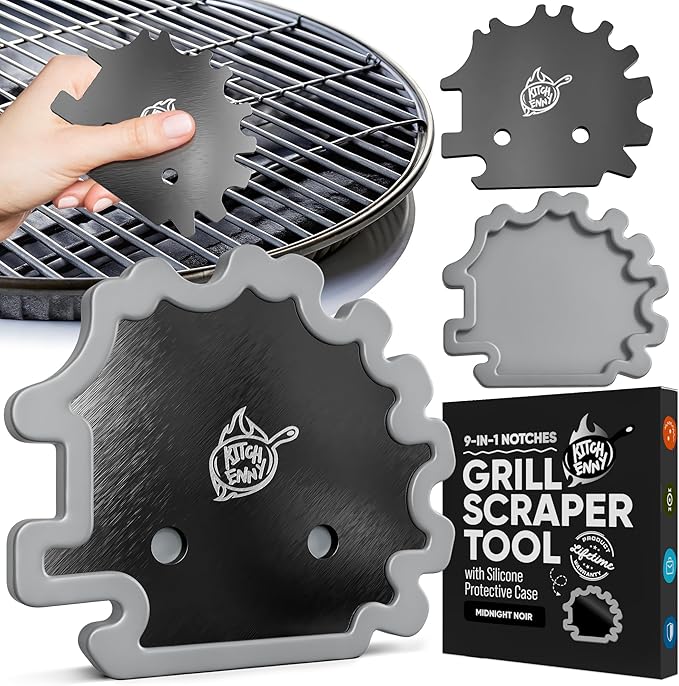 KITCHENNY Bristle-Free Grill Scraper Gadget for Dads Who Like Grilling and Have Everything