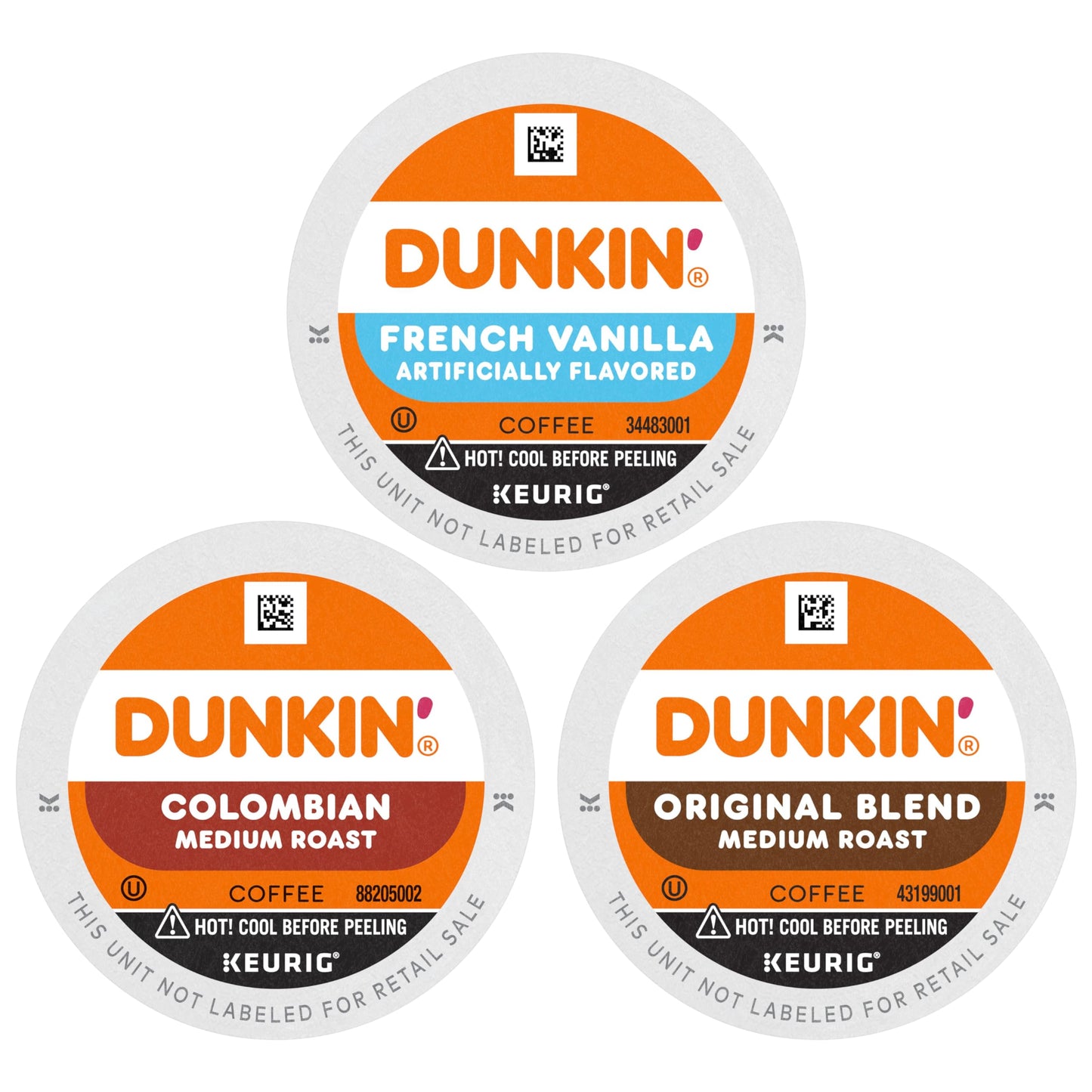 Dunkin’ Original Blend Medium Roast Coffee, Keurig K-Cup Pods, 60 Count