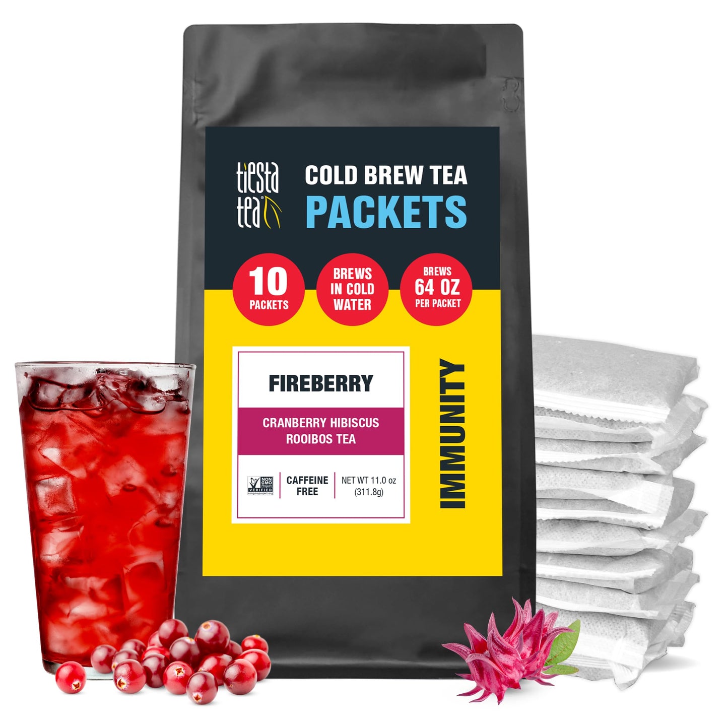 Tiesta Tea - Meyer Lemon Zest Cold Brew, Loose Leaf, Premium Blend