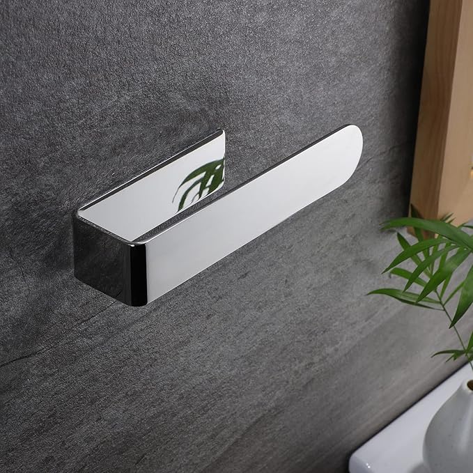 Taozun Hand Towel Holder - Adhesive Hand Towel Bar Open Towel Ring Polished Towel Rack for Bathroom Kitchen, SUS 304 Stainless Steel