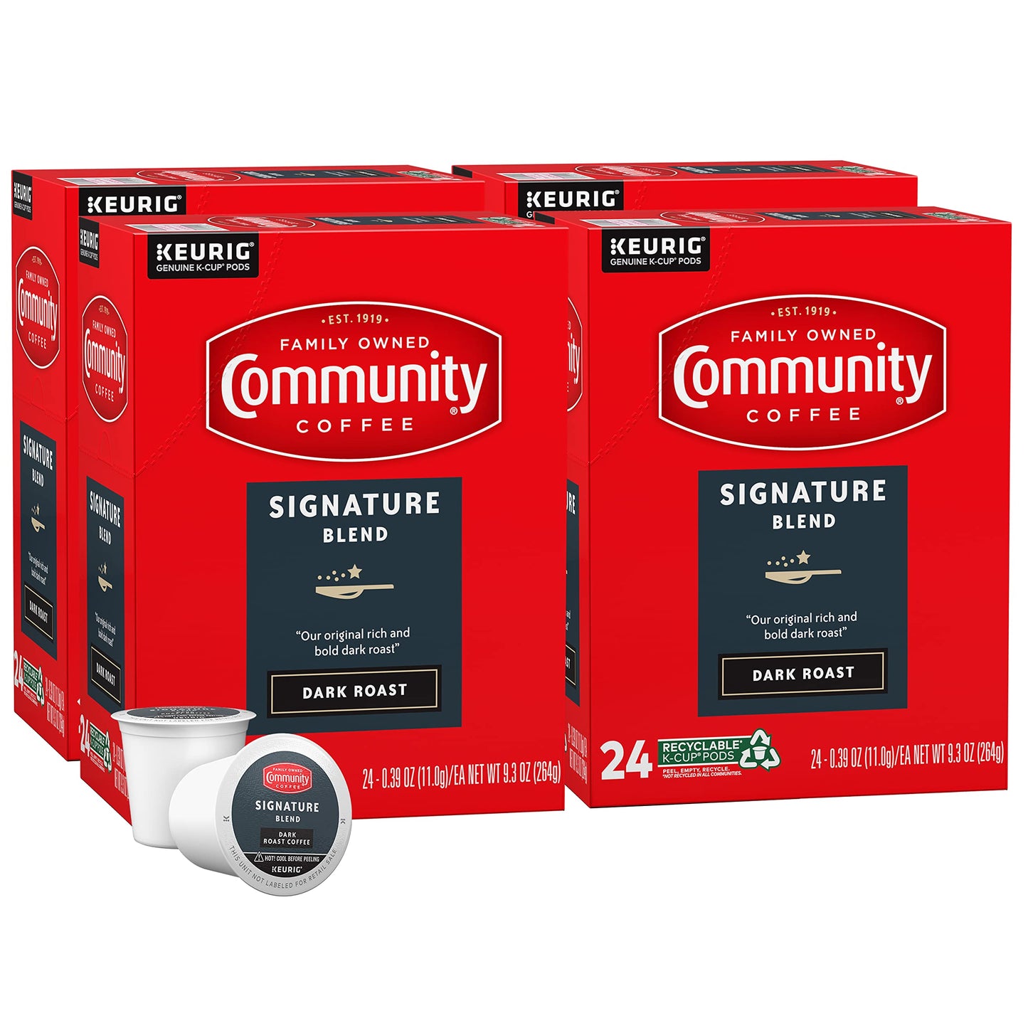 Community Coffee Grandma's Sugar Cookie Keurig K-Cup Pods, Limited Edition Holiday Flavor, Natural Ingredients, 10 Count (Pack of 6)