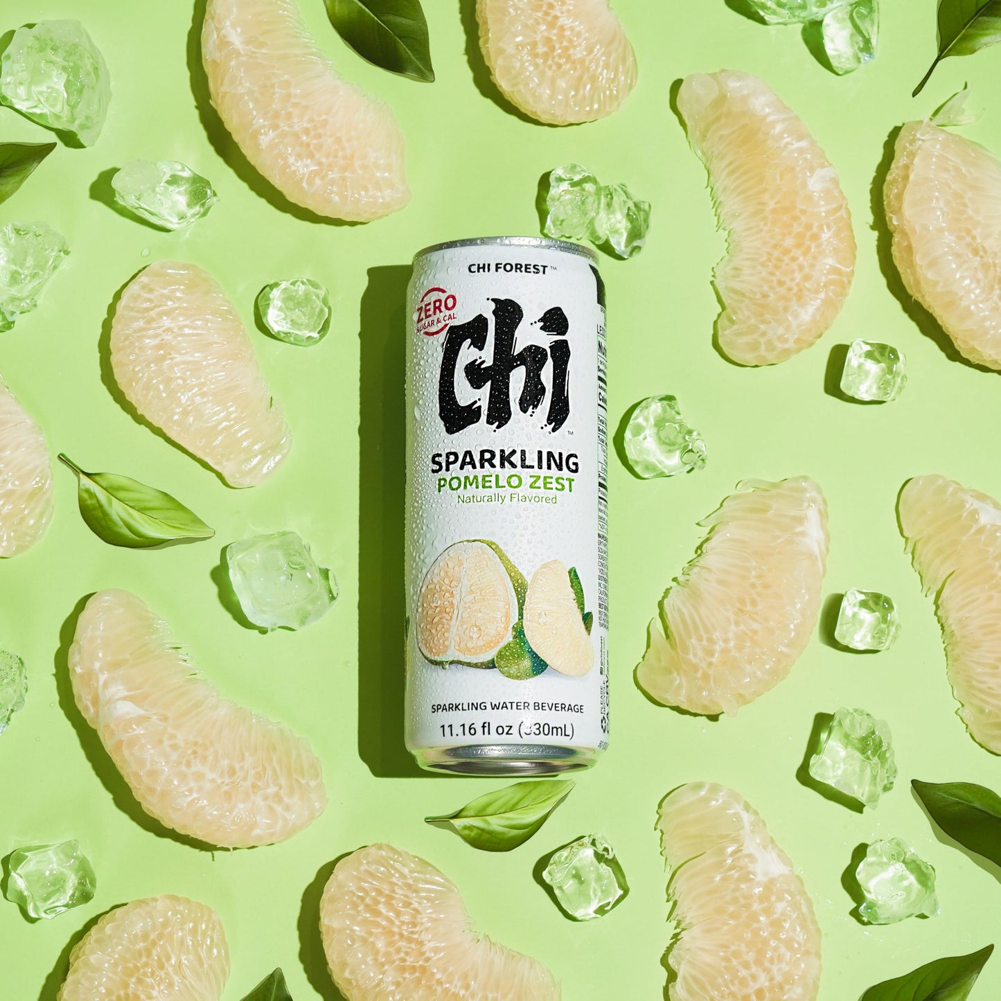 CHI FOREST Mango Sparkling Water Beverage, Zero Sugar Drinks, Zero Artificial Flavor, 11.16 fl oz Cans (Pack of 24)