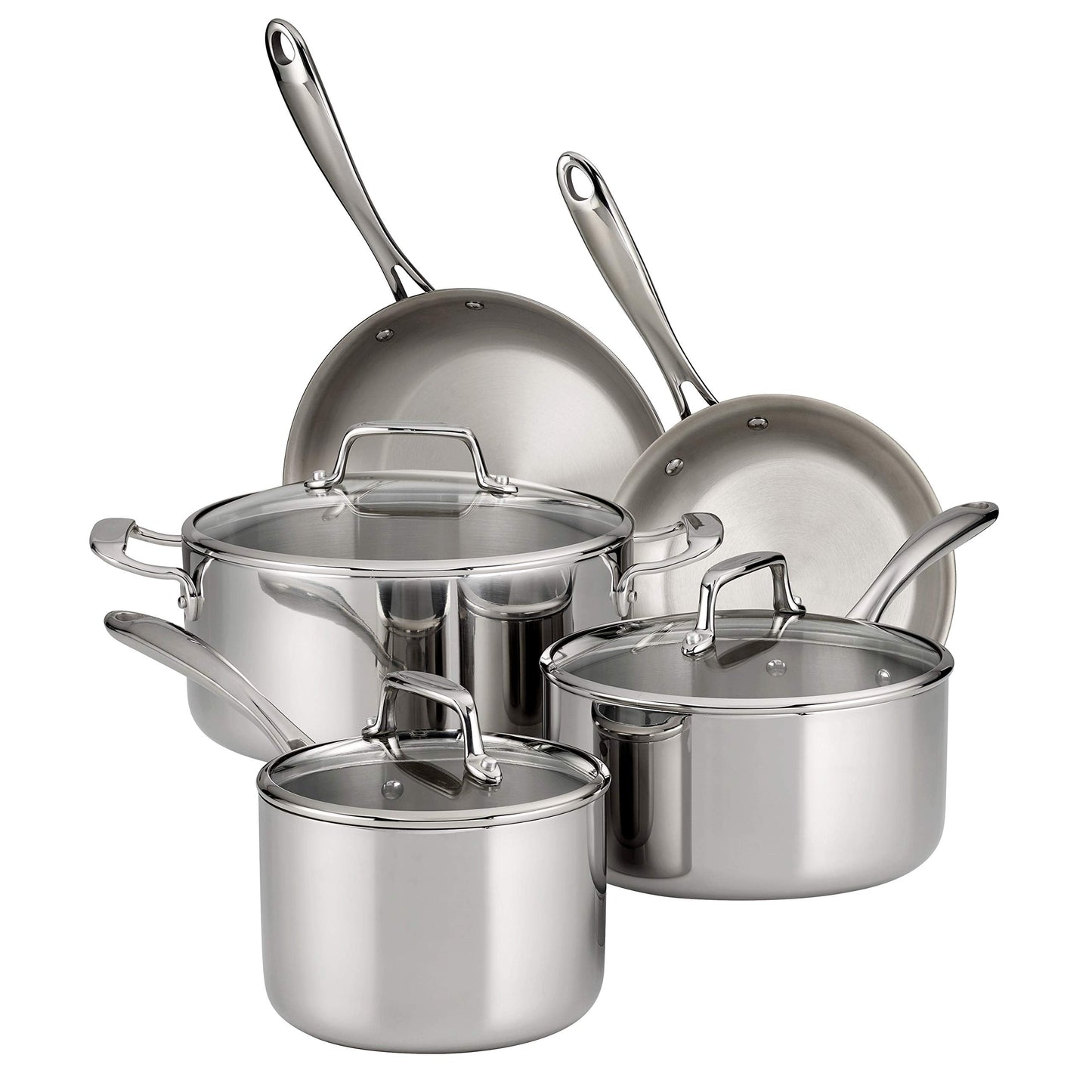 Tramontina Boston Tri-Ply Clad Stainless Steel 8-Inch Small Frying Pan