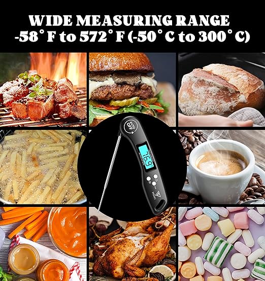 DOQAUS Digital Meat Thermometer, Instant Read Food Thermometer for Cooking