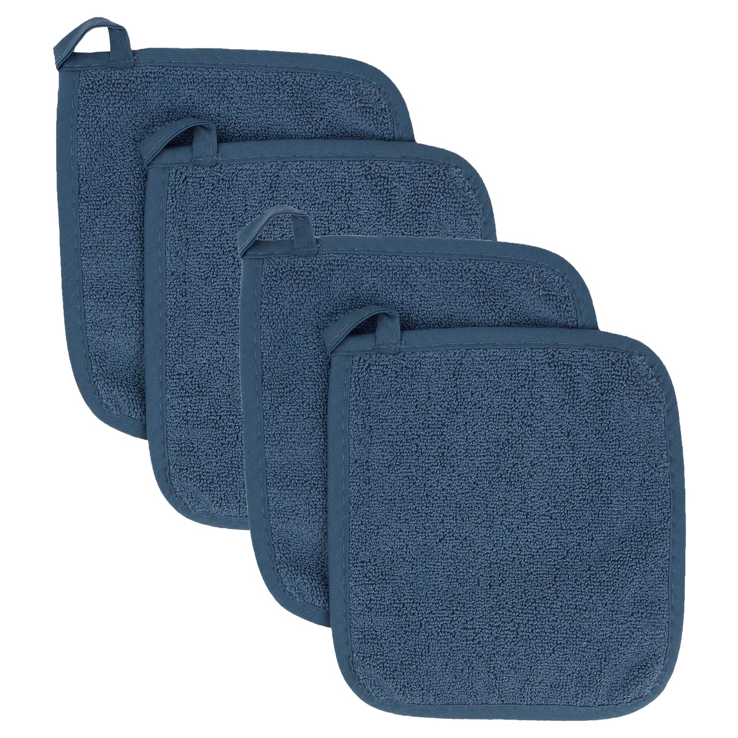 RITZ Terry Potholder & Hot Pad: Unparalleled Heat Resistant, Durable 100% Cotton – Ergonomically Designed for Optimal Grip – Easy-Care Machine Washable – 2-Pack, Latte