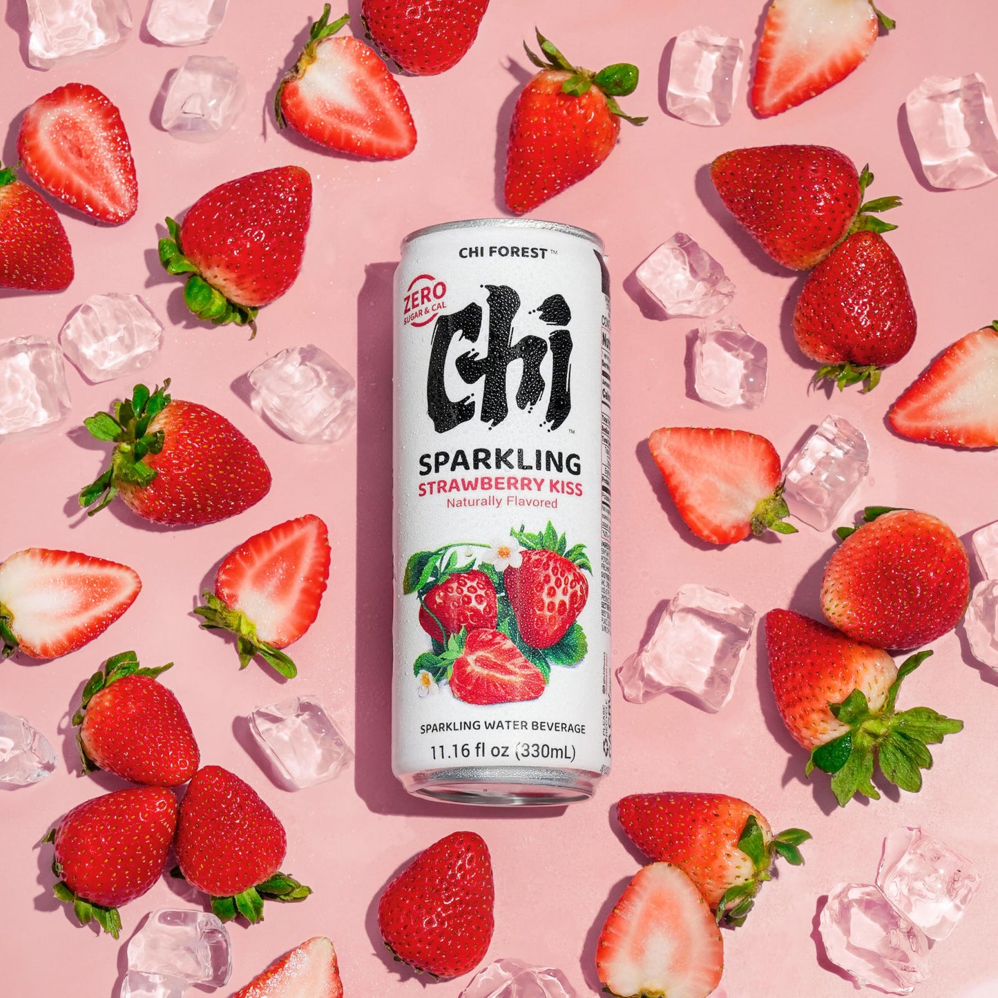 CHI FOREST Mango Sparkling Water Beverage, Zero Sugar Drinks, Zero Artificial Flavor, 11.16 fl oz Cans (Pack of 24)