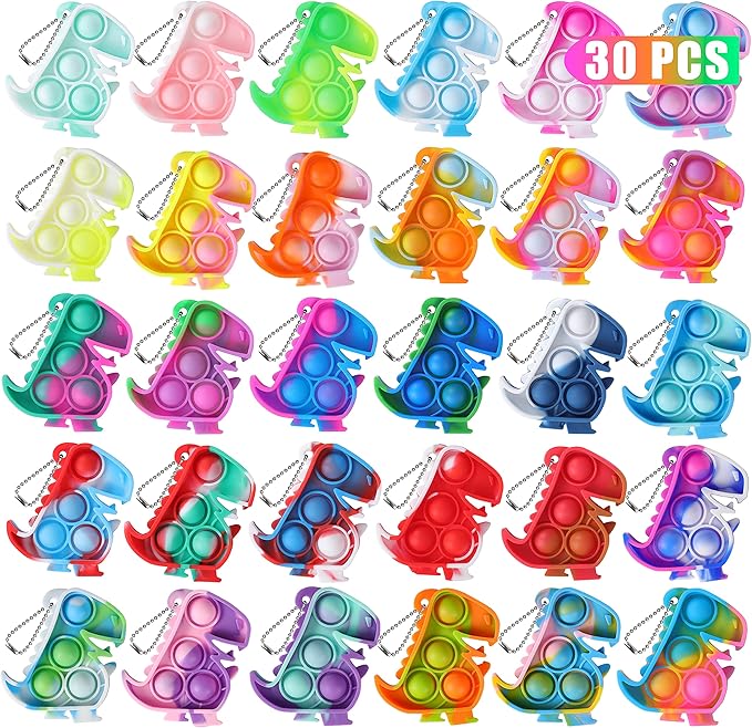 Halloween Pop Fidget Toys Bulk Its Halloween Party Favors for Kids 30 Pack
