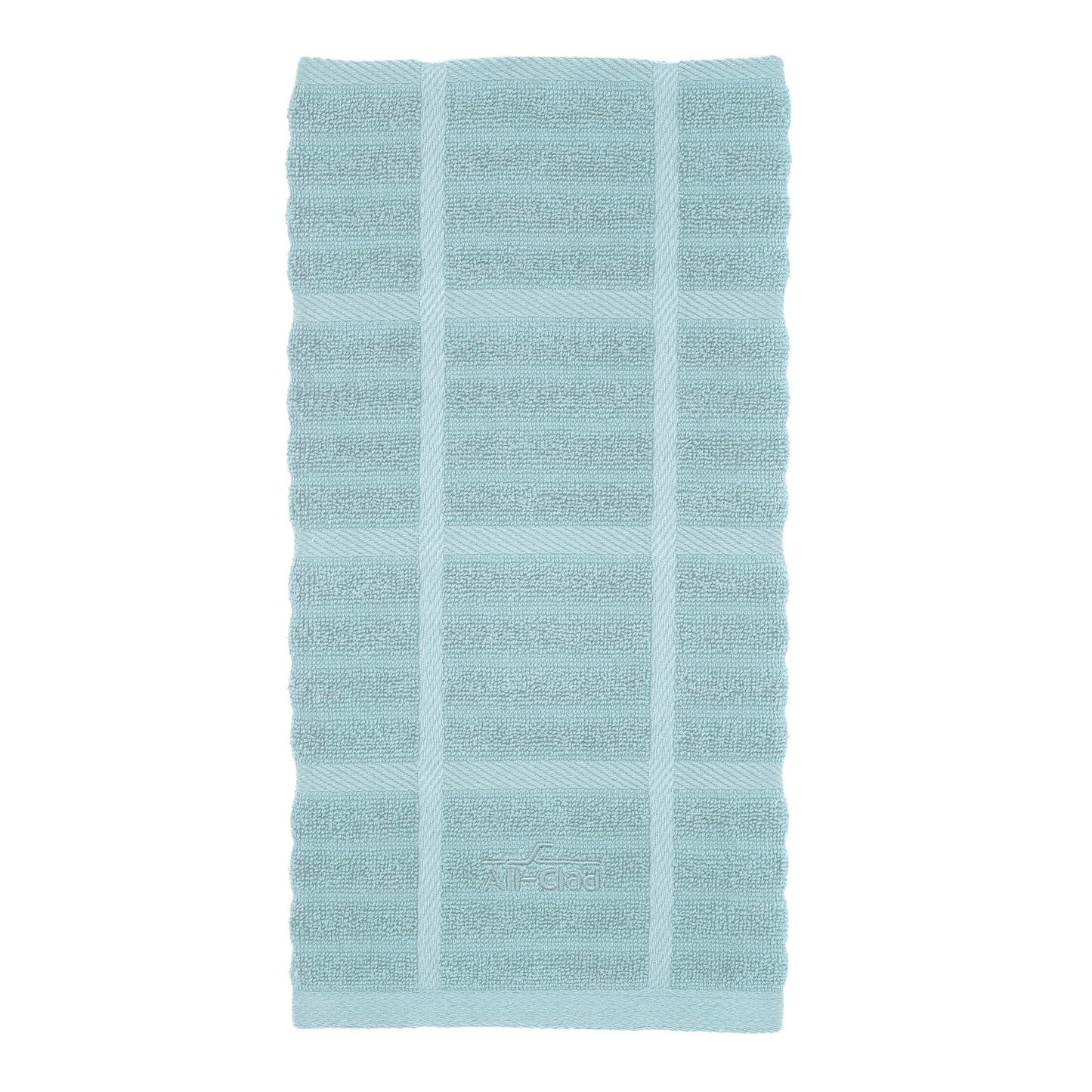 All-Clad Solid Kitchen Towels: Highly Absorbent, Super Soft Long Lasting - 100% Cotton, 17"x30" Tea Towels for Cleaning & Drying Dishes, Pans, Glassware, or Countertops, (2-Pack), Fennel