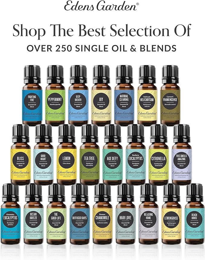 Edens Garden Tranquility Essential Oil Blend- 100% Pure Premium Grade, Undiluted, Natural, Therapeutic, Aromatherapy, The Best for Diffusing, Candle, Laundry, Humidifiers 10 ml (.33 fl oz)