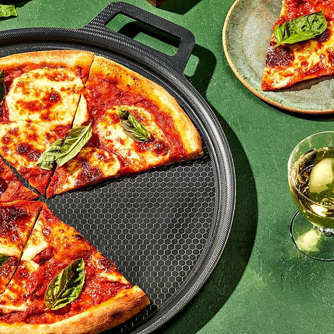 HexClad Hybrid Nonstick Pizza Steel for Pizzas Up to 14", Oven & BBQ Safe